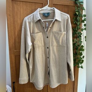G.H. Bass & Co. Tan Casual Button-Down Shirt